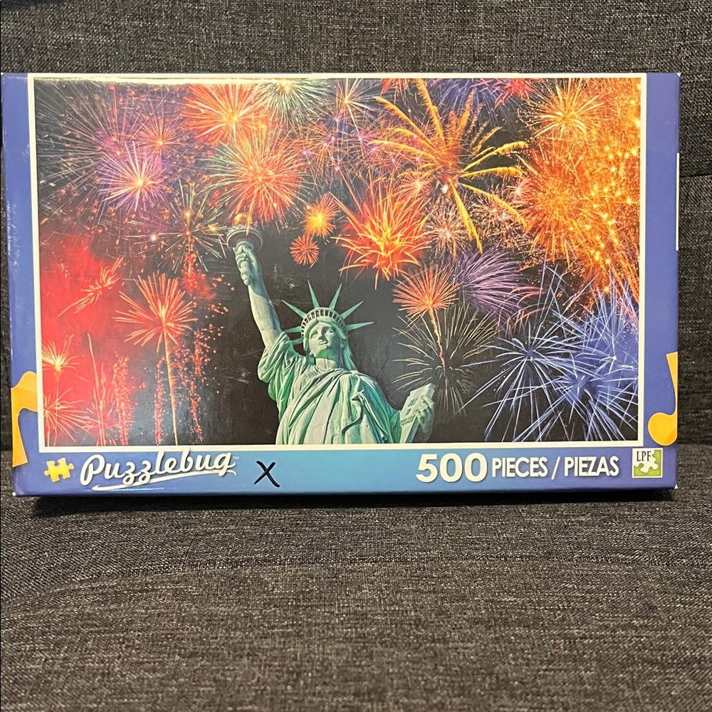 Puzzlebug Jigsaw Puzzle NYC Statue of Liberty 500 Pieces Complete